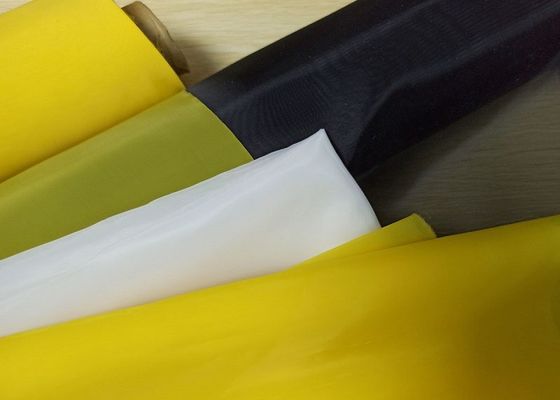 ISO14001 420mesh পলিয়েস্টার প্রিন্টিং জাল রূপান্তরিত Degreasing Antistanic