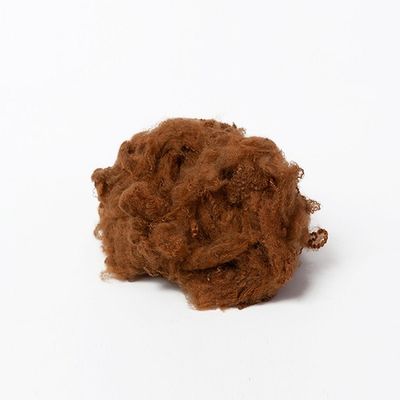উট রঙের 1.2D 32mm পলিয়েস্টার সুতা কম্বলের জন্য কাঁচামাল