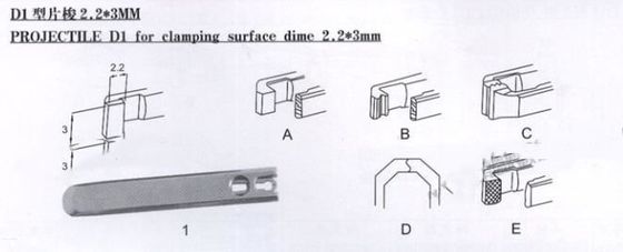 2.2x3 2.2x4 Sulzer Loom খুচরা যন্ত্রাংশ প্রজেক্টাইল সহ বডি এবং গ্রিপার সম্পূর্ণ